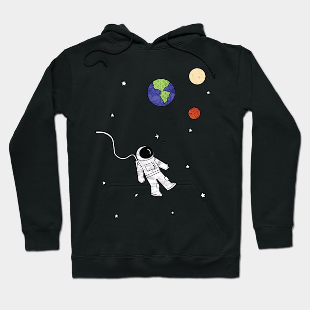 Space Odyssey Hoodie by ValentinaCariel